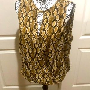 Michael Kors Snake Skin top